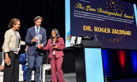 Roger Zaldivar, el oftalmólogo argentino recibió en Londres uno de los máximos reconocimientos en cirugía refractiva